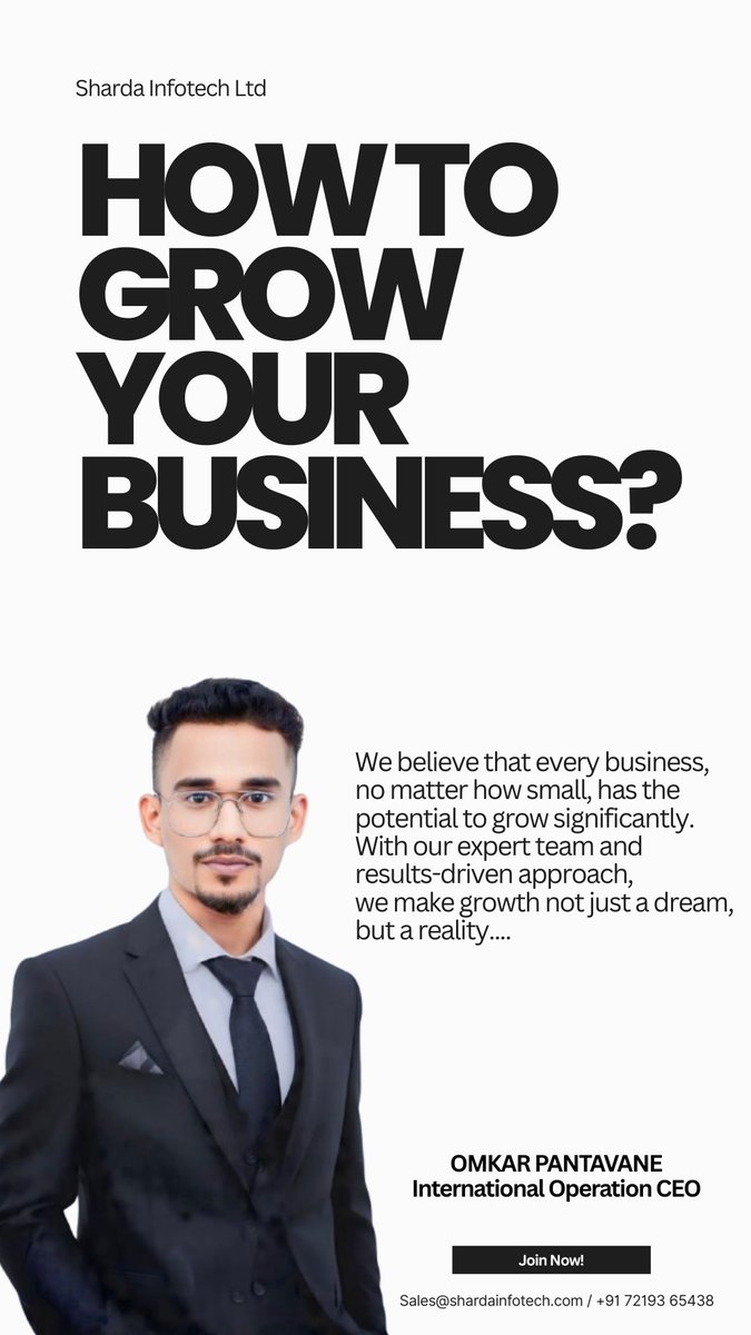 Omkar_DP's tweet photo. Every business has the potential to grow with the right strategy, leadership, and expert guidance. We turn business goals into real success through innovation and a results-driven approach. 

#BusinessGrowth #Entrepreneurship #Leadership #StartupSuccess #BusinessStrategy https://t.co/omY00h6mWP