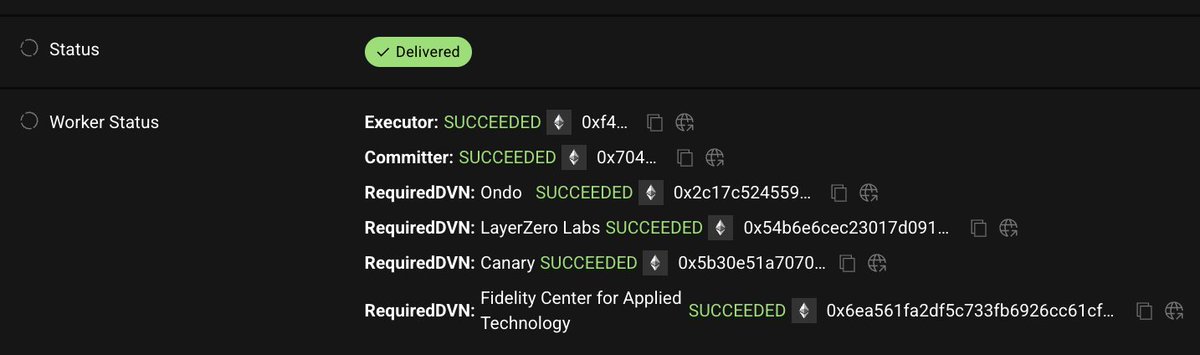 josefabregab's tweet photo. The CEO of @OndoFinance explained why they built its bridge stack on top of LZ, and it makes sense.

By building on top of LZ, Ondo controls the trust assumptions instead of outsourcing them. Thus, trusting itself.

CCIP is ultra secure, but security is "managed" by @chainlink.

So, Ondo built on top of LZ because it allows Ondo to use 4 DVNs including their own. Some routes use 3/3, some 4/4, and all of them require Ondo's own DVN.

> For applications that don't want to deal with security configurations, CCIP is the obvious choice.
> For applications that want to configure their own bridging stack and trust themselves instead of anyone else, it makes sense to use LZ.

The former is more plug & play, and more constrained by design. The latter provides more flexibility, but misconfiguration risk is real on the app side (examples include the recent $300M Kelp exploit).

So, the design choice is not about Ondo trusting LZ more than Chainlink: it's about Ondo trusting itself, which is valid.

Personally, I think CCIP is the most secure third-party bridging solution, but I respect teams that want to be responsible for their own setup and security assumptions.