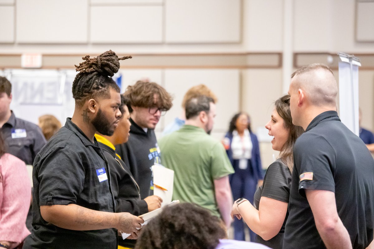 IALR's tweet photo. Another successful Career Fair for the Accelerated Training in Defense Manufacturing (ATDM) program at IALR! 

In ATDM, we equip these adult learners with the technical and soft skills to thrive in a manufacturing environment and connect them directly with potential employers. https://t.co/yctmm6fiYt