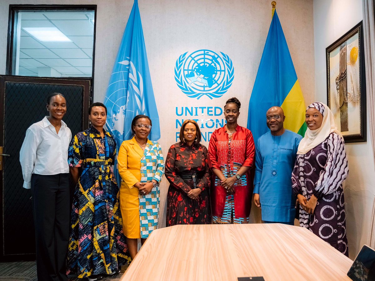 UNRwanda's tweet photo. .@UNRwanda RC a.i. @FatmataLSesay held a fruitful dialogue with @SandaOjiambo, Assistant Secretary-General and Executive Director and CEO of the UN @globalcompact, who is in #Rwanda for the @africaceoforum. https://t.co/hOKTSRdtZA