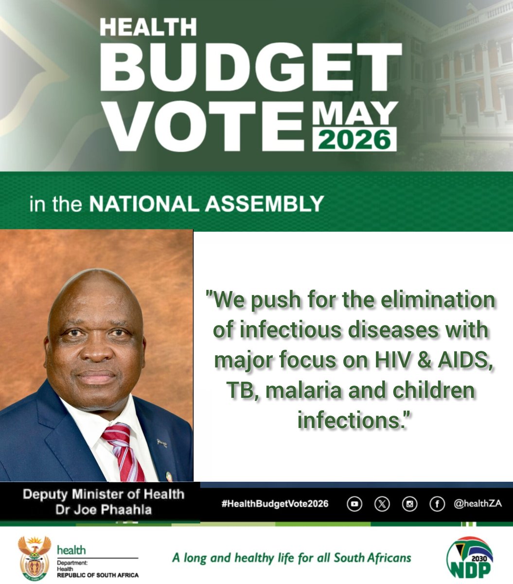 National Department of Health tweet media