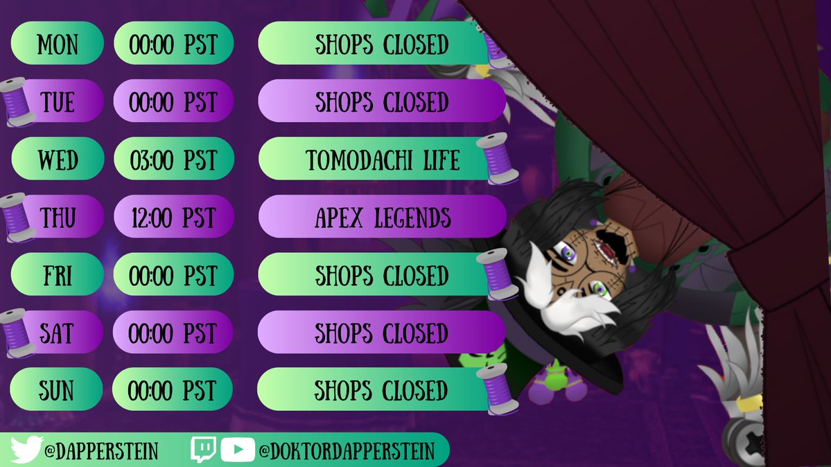 Doktor Dapperstein ⚙️🪡 Voodoo Weaver Vtuber 🪡⚙️ tweet media
