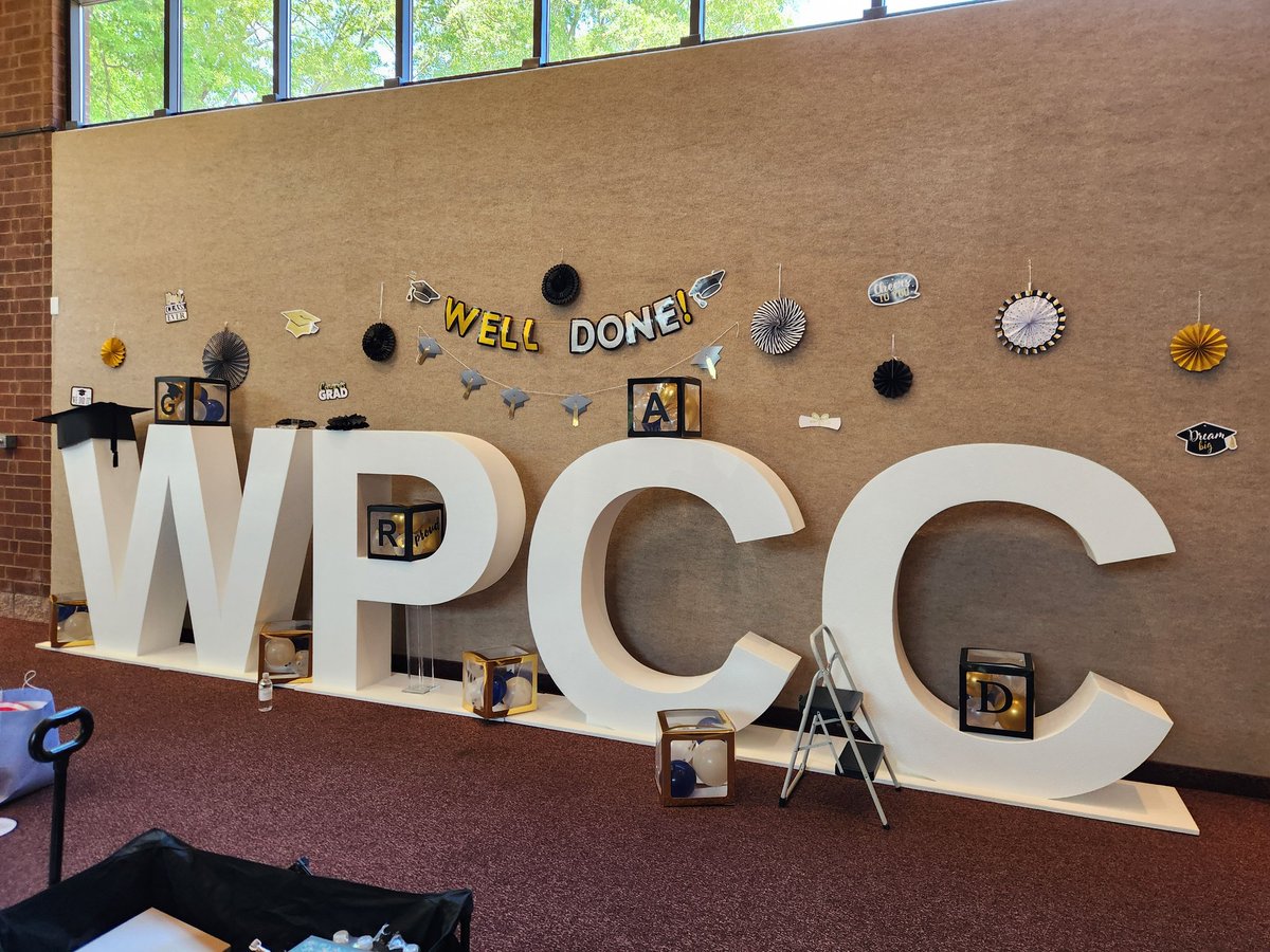 WPCCPrez's tweet photo. It is almost time to celebrate.   I'm pumped to celebrate with the class of 2026 tomorrow. 
@WPCC_Pioneers https://t.co/WcZoezhrsx