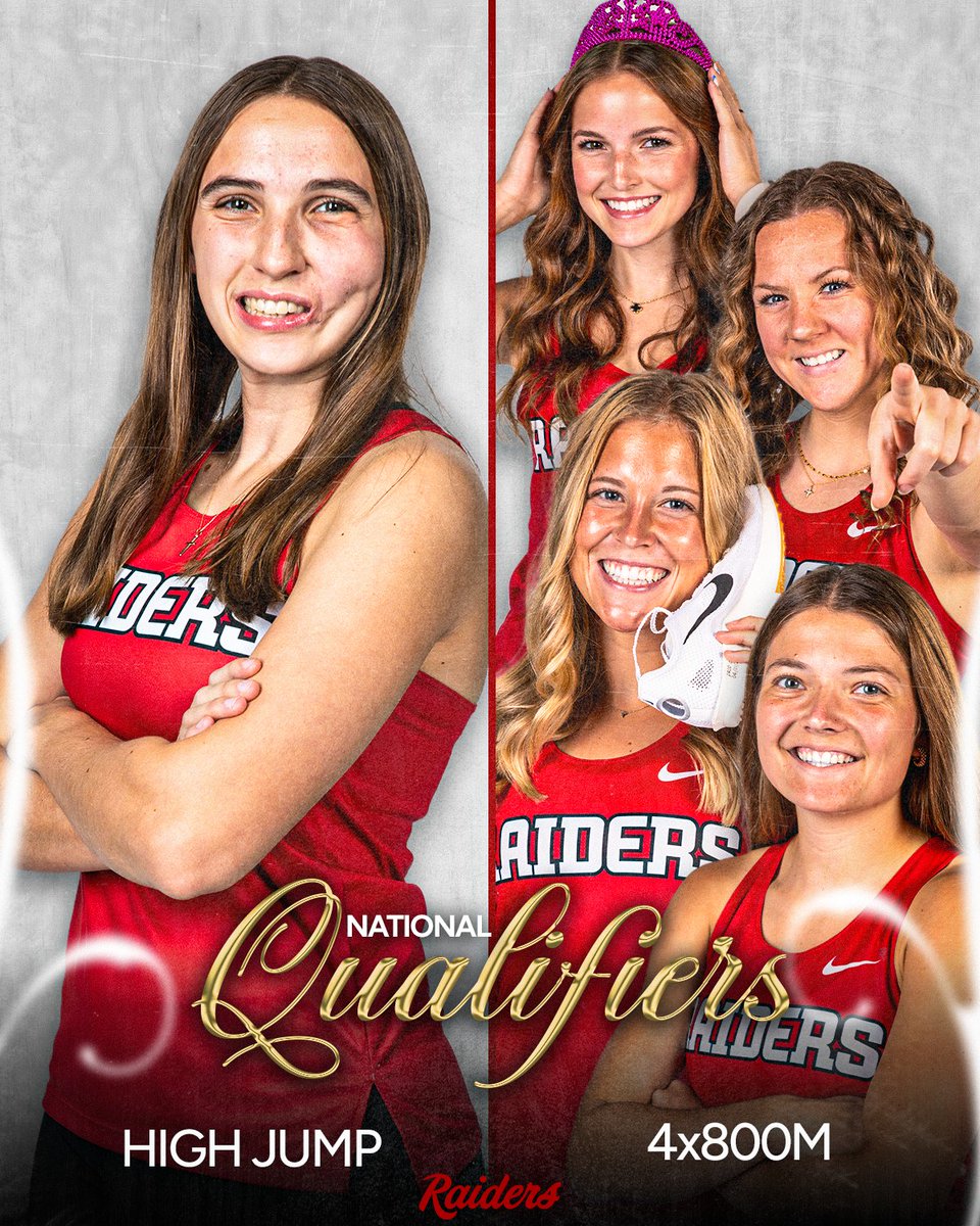 NWCTRACK's tweet photo. The results are in! Three individuals and three relays qualify for nationals!

📰: https://t.co/c8ALcYIh04

#RaidersStandOut https://t.co/w6OCdUpceV