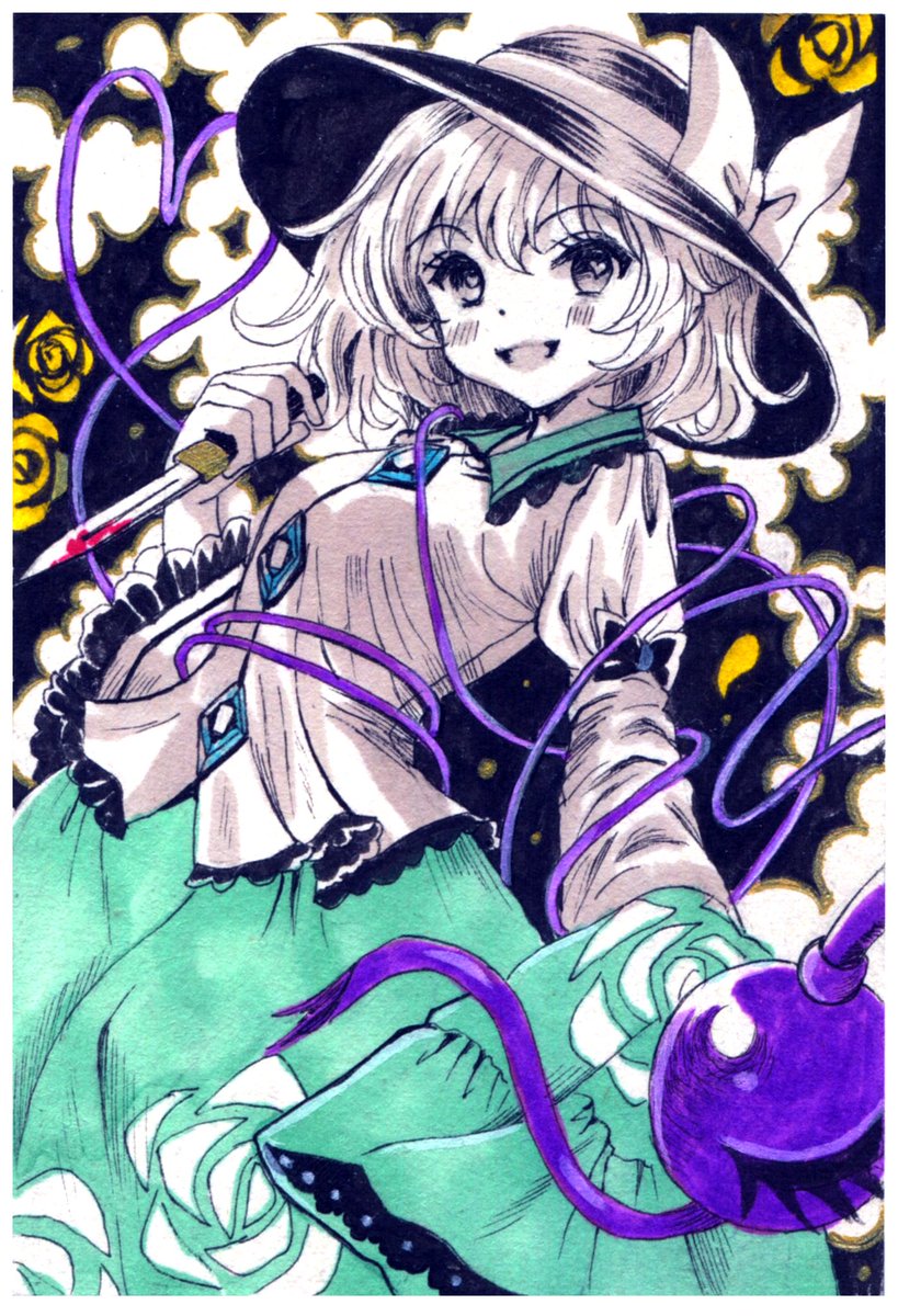 でこいページ アナログ絵】 こいしちゃん今年もおめでとうございます～✨ #5月14日は