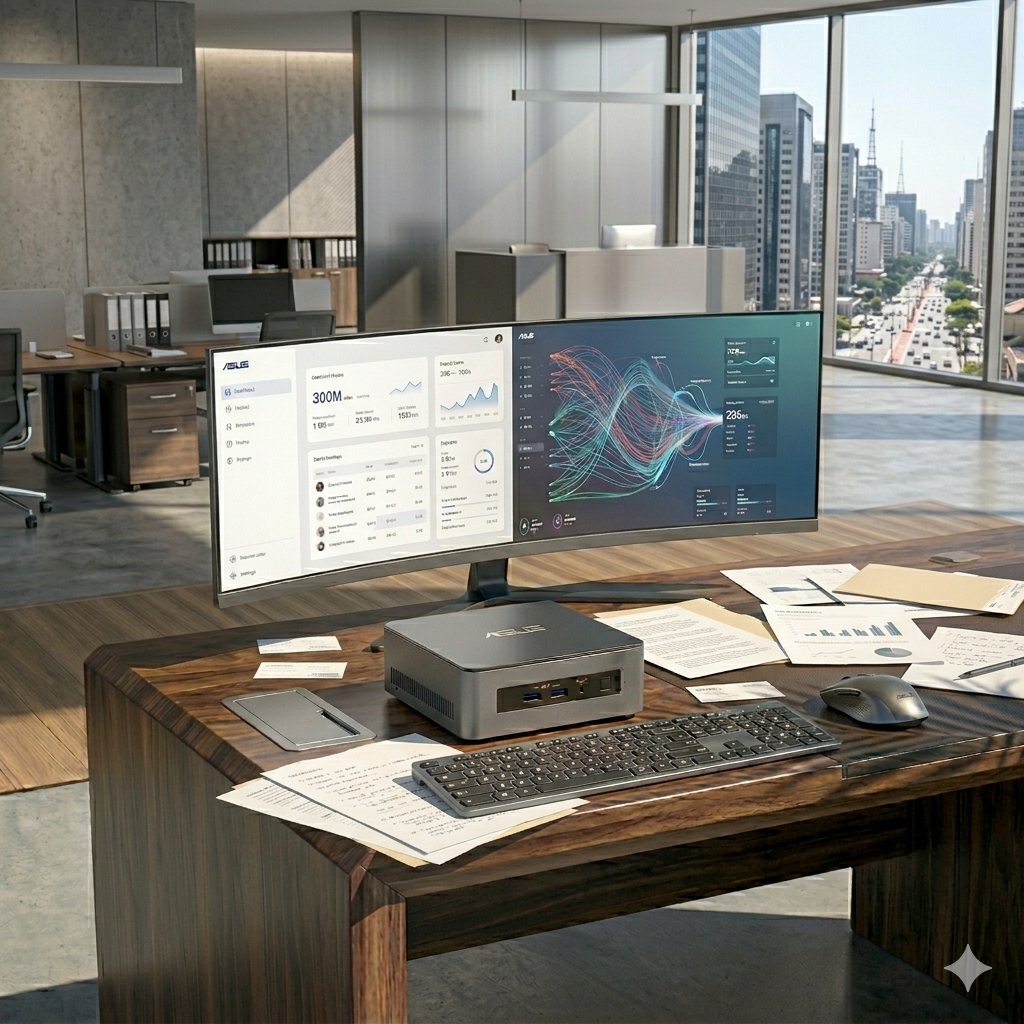 Teitec's tweet photo. Mini Computador Asus NUC modelo 11ATKC20001 8GB NVMe 500GB. 👉 https://t.co/m4ZixeUzh1 https://t.co/63Tyrg3GB2