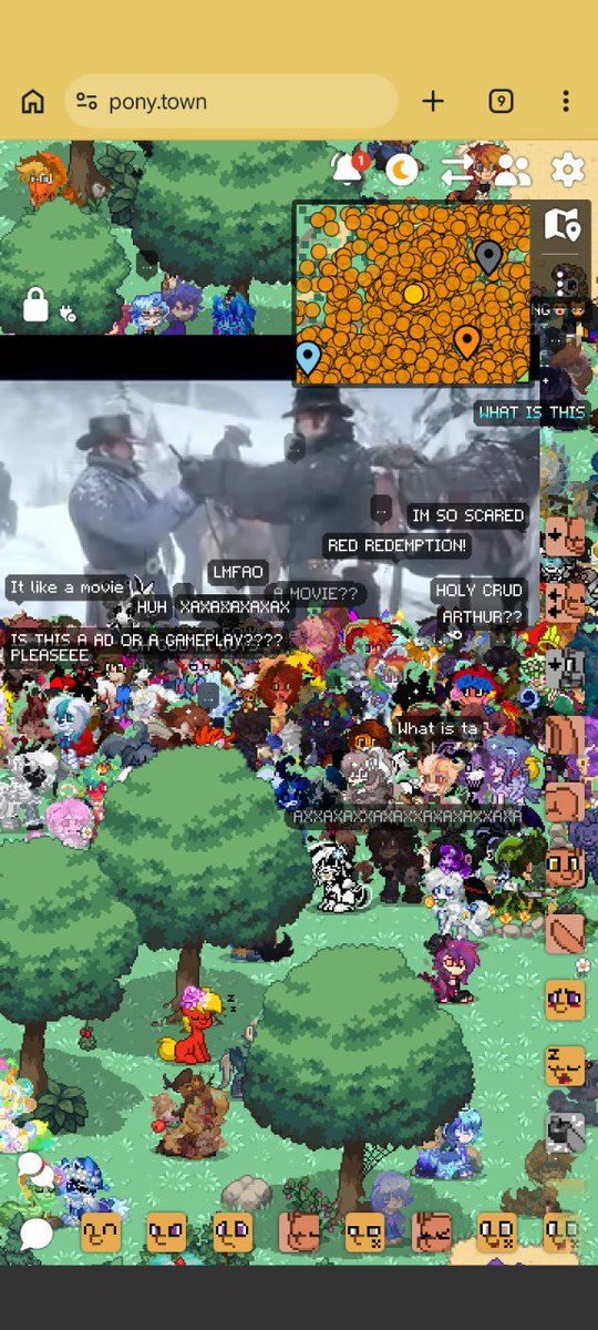 Fireypony17's tweet photo. What- how this happened - #ponytown https://t.co/3C3OPGS60t