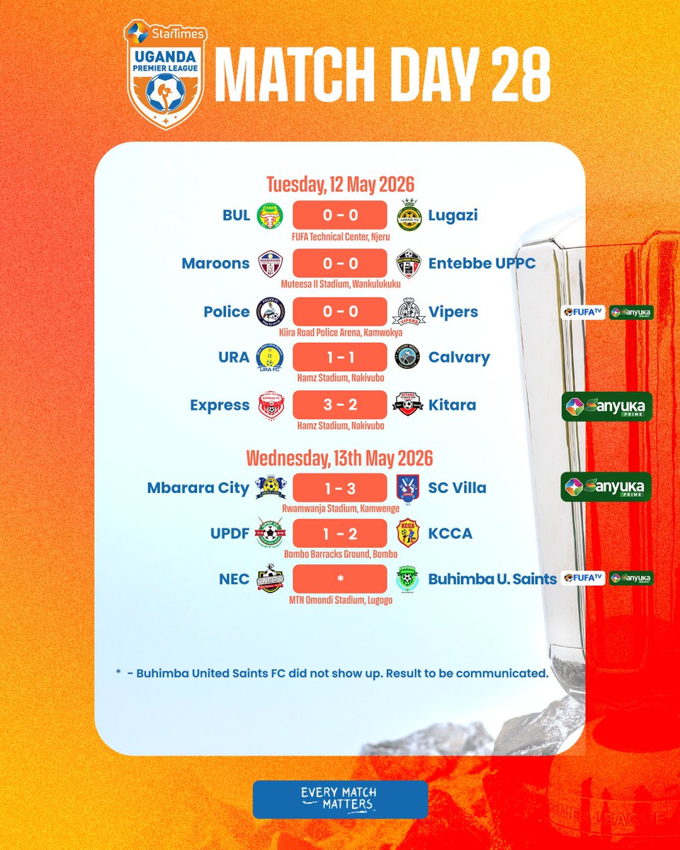 StarTimes Uganda Premier League tweet media