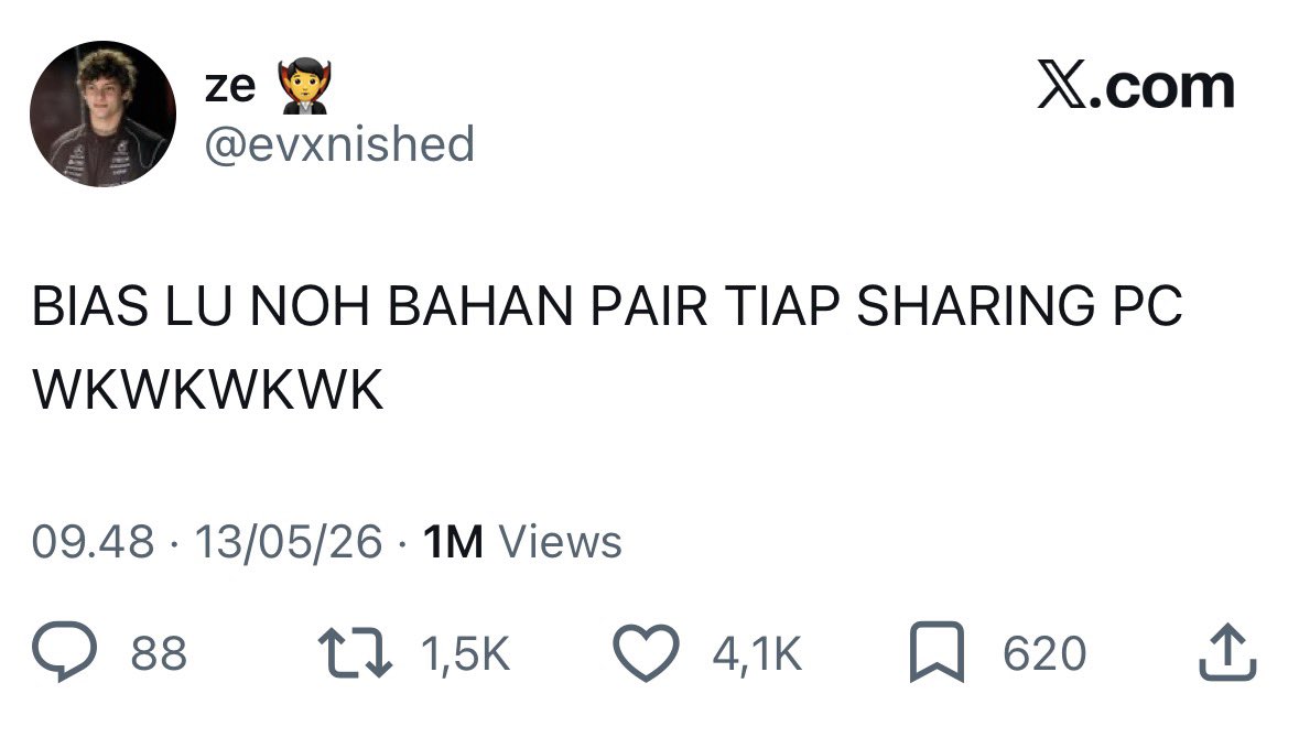 sxgwon's tweet photo. kata fans yang idolnya udah gabisa di pair pair an karna pria solo😔 

btw idol dia dulu jg sering bahan pair anjay🤣 https://t.co/5z02aU7wBH