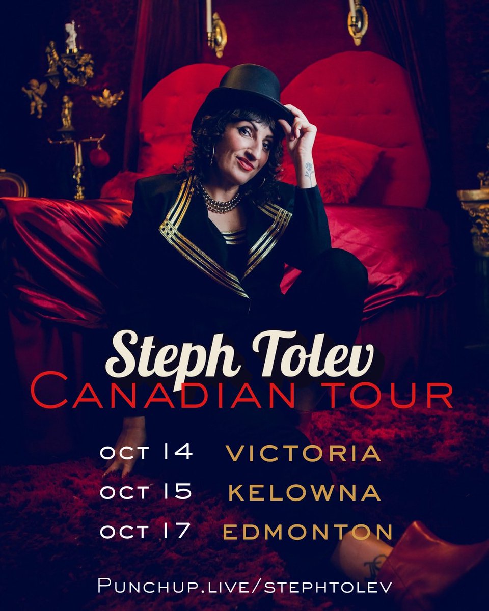 StephTolev's tweet photo. PRE SALE ON NOW!!!! Victoria, Kelowna and Edmonton! Use code HARD https://t.co/cv3os88D9z https://t.co/6jtbgq5MhU