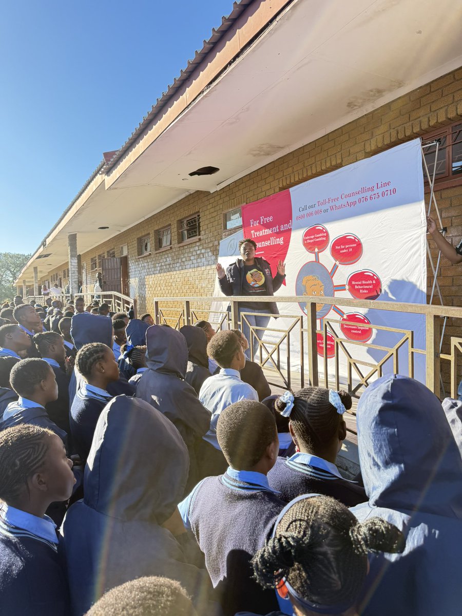 MPEconomicReg's tweet photo. The MER, in partnership with the South African Responsible Gambling Foundation and Miss Mpumalanga 2026 @m.mndebele , engaged learners at Sinenhlanhla Secondary School, Kamhola Secondary School, and Emjindini Secondary School through the “Taking Risks Wisely” programme. https://t.co/P7rU9f8GCL