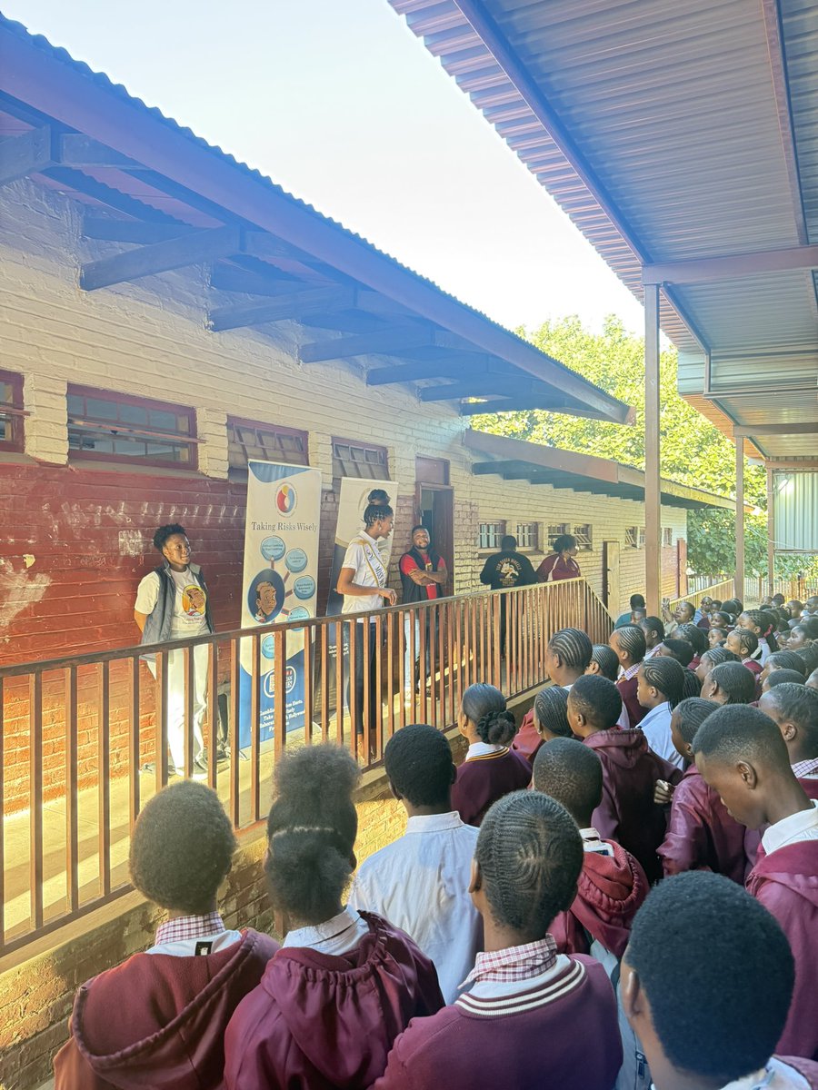MPEconomicReg's tweet photo. The MER, in partnership with the South African Responsible Gambling Foundation and Miss Mpumalanga 2026 @m.mndebele , engaged learners at Sinenhlanhla Secondary School, Kamhola Secondary School, and Emjindini Secondary School through the “Taking Risks Wisely” programme. https://t.co/P7rU9f8GCL