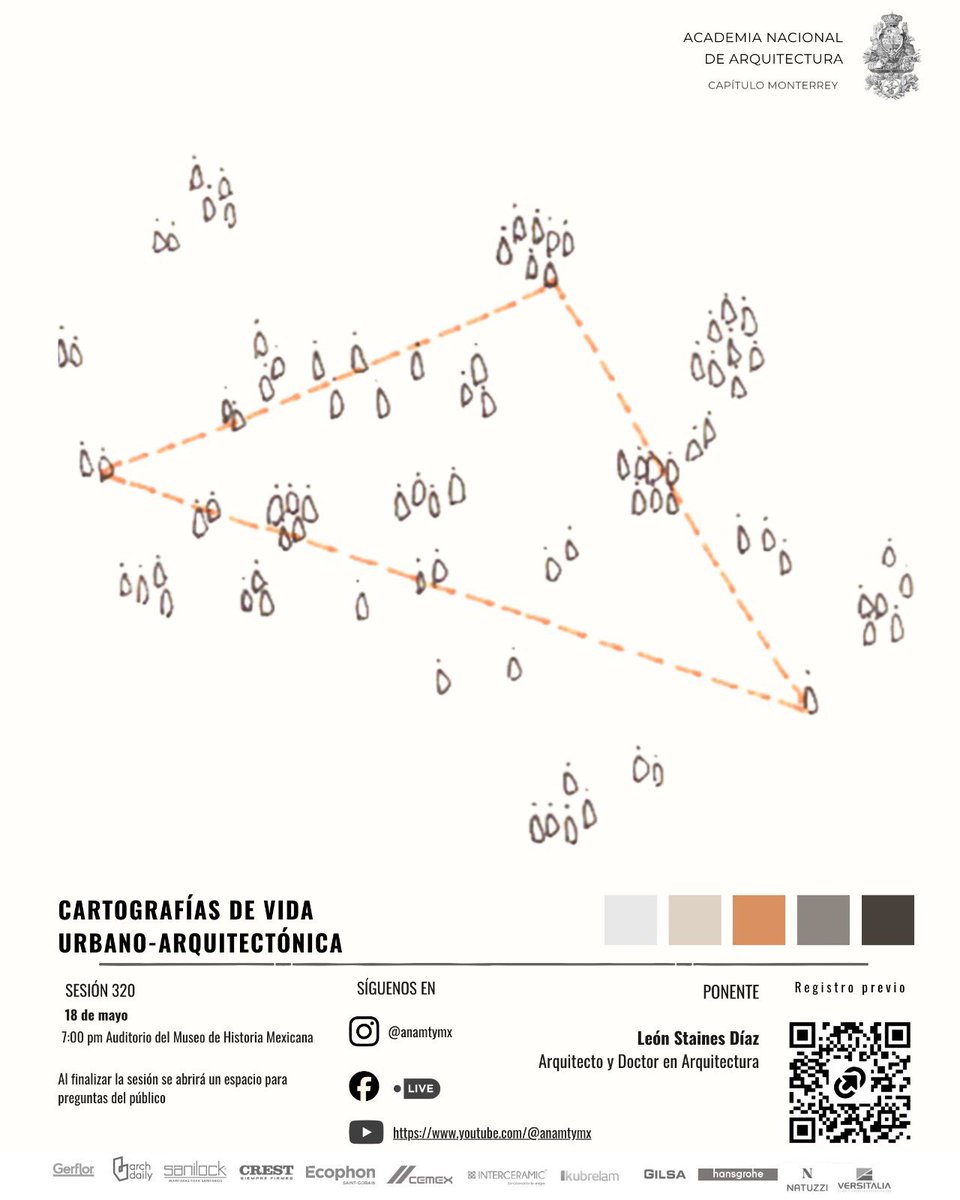 anamtymx's tweet photo. Te invitamos a la Sesión 320: Cartografías de vida urbano-arquitectónica con el Dr. León Staines Díaz.
Una conversación sobre ciudad, urbanismo y nuevas formas de habitar lo contemporáneo.

📅 18 mayo | ⏰ 7:00 PM
📍 Museo de Historia Mexicana
🎟 Registro: https://t.co/XpJUzqhIl0 https://t.co/RrsD6OIJ7A