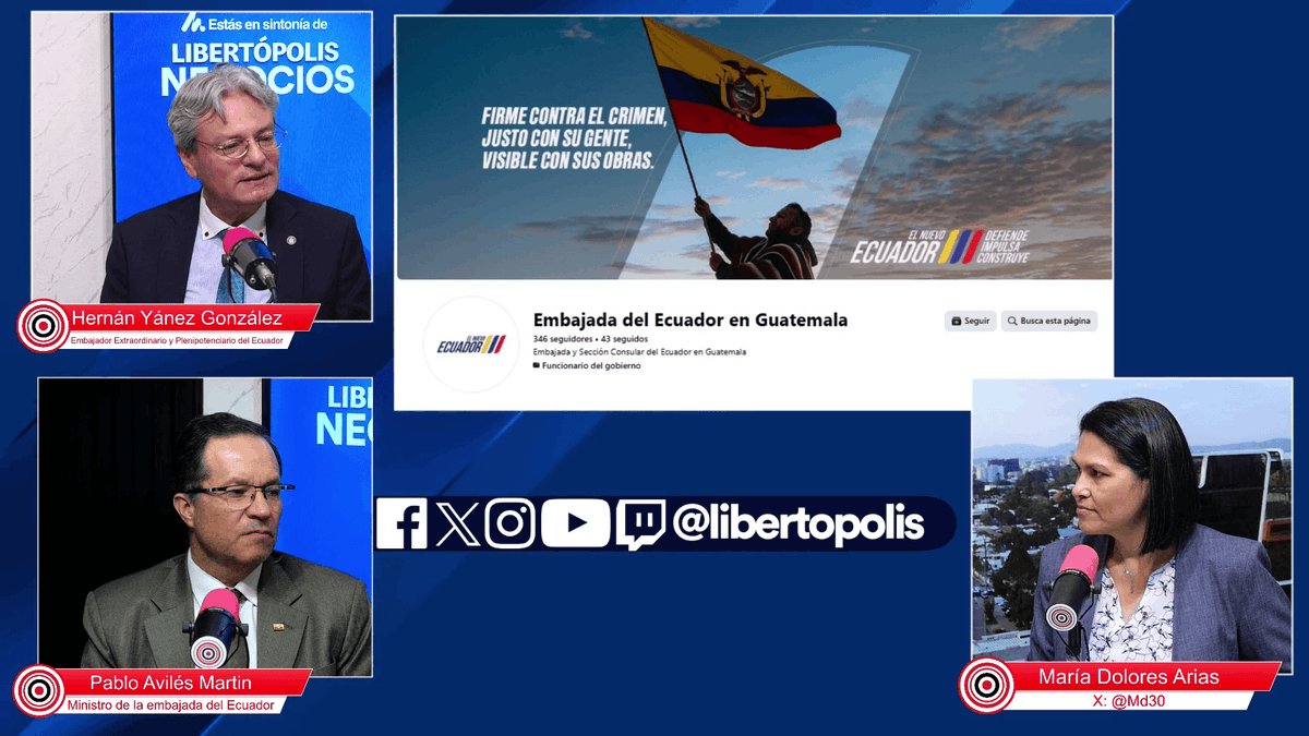 Embajada del Ecuador en Guatemala tweet media