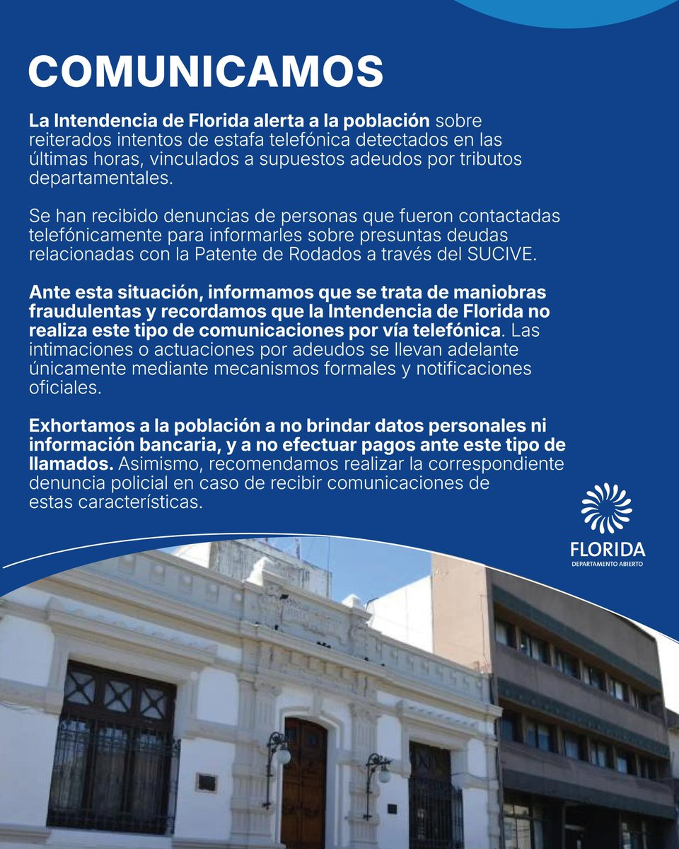 Intendencia de Florida tweet media