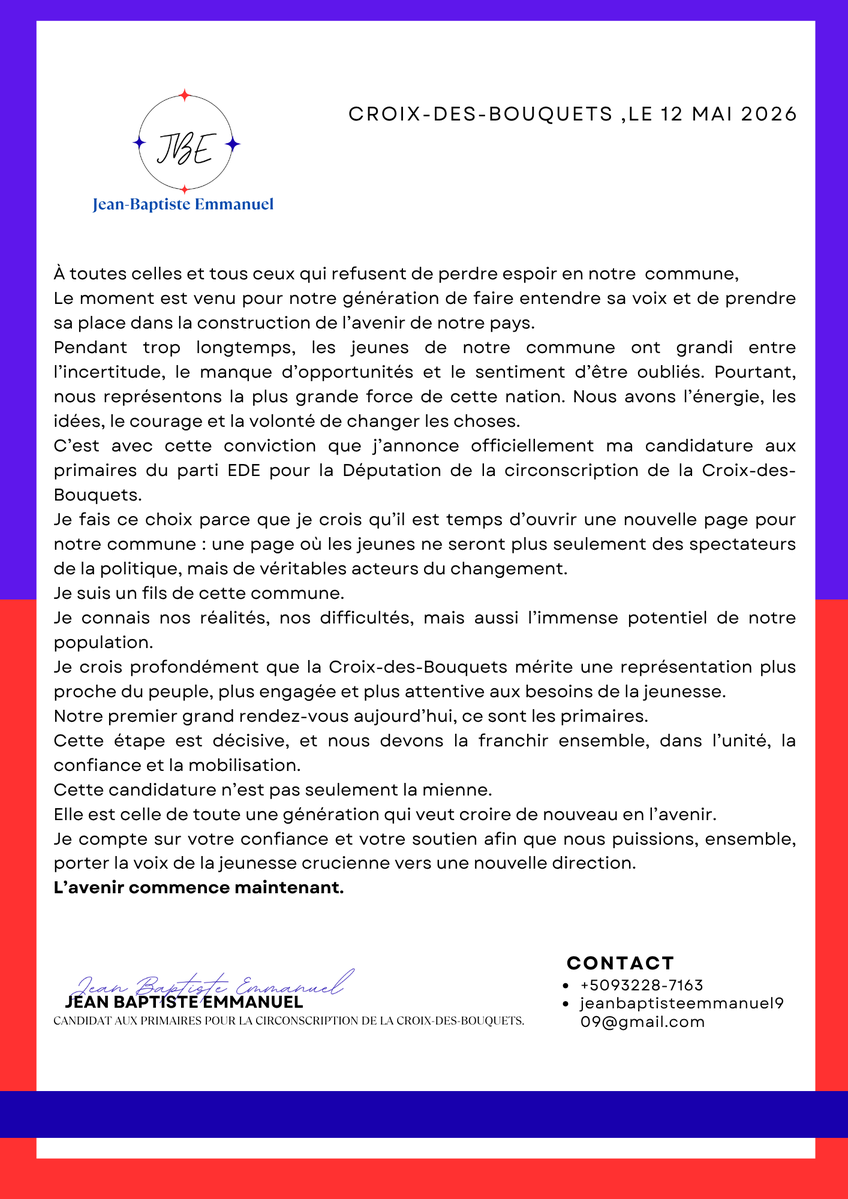 Jean Baptiste Emmanuel💚🇭🇹 tweet media