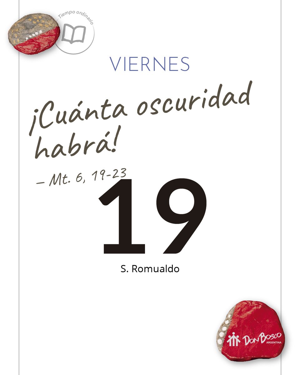 donboscoarg's tweet photo. Mt. 6, 19-23 – “¡Cuánta oscuridad habrá!”. #EvangelioDelDía https://t.co/rs5Z3qnnYF https://t.co/PjSZr4l91n