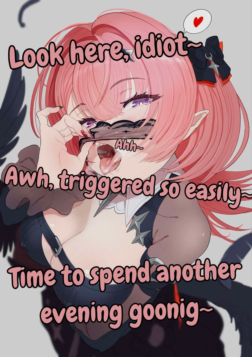 DommyAlicey's tweet photo. Trust me, I am totally doing this to make you 𝒇𝒆𝒆𝒍 𝒈𝒐𝒐𝒅, and not to 𝒓𝒖𝒊𝒏 𝒂𝒏𝒅 𝒇𝒖𝒄𝒌 𝒚𝒐𝒖 𝒖𝒑 yet again~ #nofap https://t.co/GgGH6rZI75