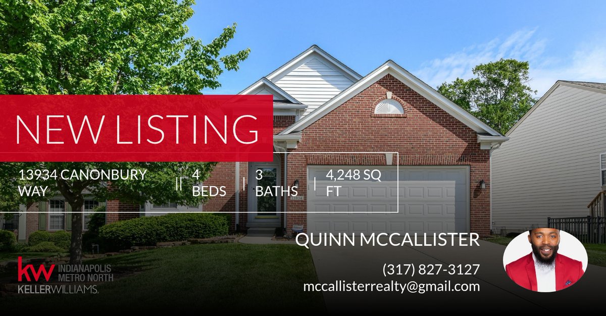 CutzGq's tweet photo. 📍 New Listing 📍 Take a look at this fantastic new property that just hit the market located at 13934 Canonbury Way in Fishers. Reach out here or at (317) 827-3127 for more information!

Listed by Peter Stewart https://t.co/3bQMLQbs2e https://t.co/2jyb4pvQhE