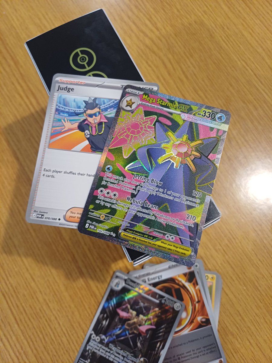 therenancm's tweet photo. Came back playing the #PokemonTCG and my last casual tournament was quite a learning experience. Did a good pull though on the entry pack. https://t.co/vQ1xjVUYLB