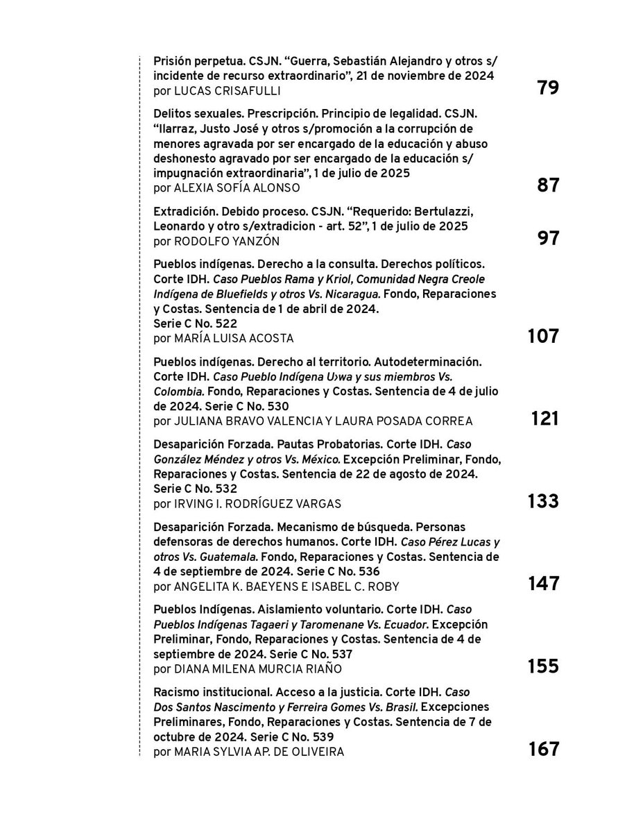 SebaReyddhh's tweet photo. Comparto el Índice del Número 9 de la Revista Debates sobre Derechos Humanos, que contiene 28 comentarios a fallos de la @CorteIDH, CSJN y TEDH y 10 reseñas de libros. 
Gracias a la Editorial de @UNPAZ_Oficial por otro excelente número.
Descarga gratis: 
https://t.co/l1LZEXkrwR https://t.co/CAuP800uYC