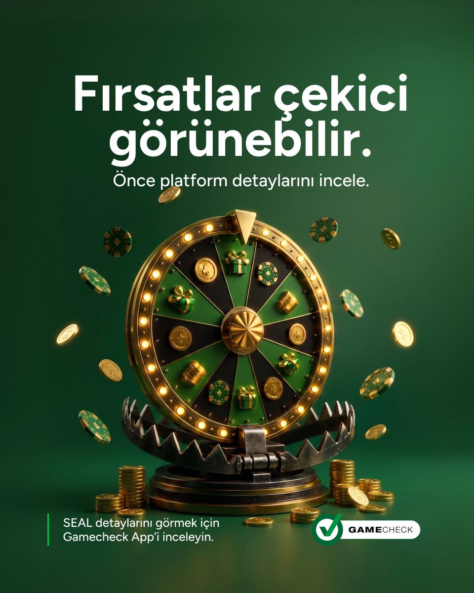 GamecheckTr's tweet photo. Bazı fırsatlar ilk bakışta fazlasıyla cazip görünebilir.

Bugün birçok site benzer görünüyor.
Aynı oyunlar, benzer söylemler…
Ama maalesef hepsi aynı doğrulama sürecinden geçmiyor.

Profilimizdeki linkten platformun doğrulama bilgilerini saniyeler içinde görebilir,
Gamecheck App ile SEAL durumunu inceleyebilirsin!

👉 Önce Gamecheck

📲 https://t.co/6C2UVoo4qx
💬 https://t.co/4XbCEIqJxI

#Gamecheck #GamecheckTR #SEAL #PlayerProtection #iGamingIntegrity
