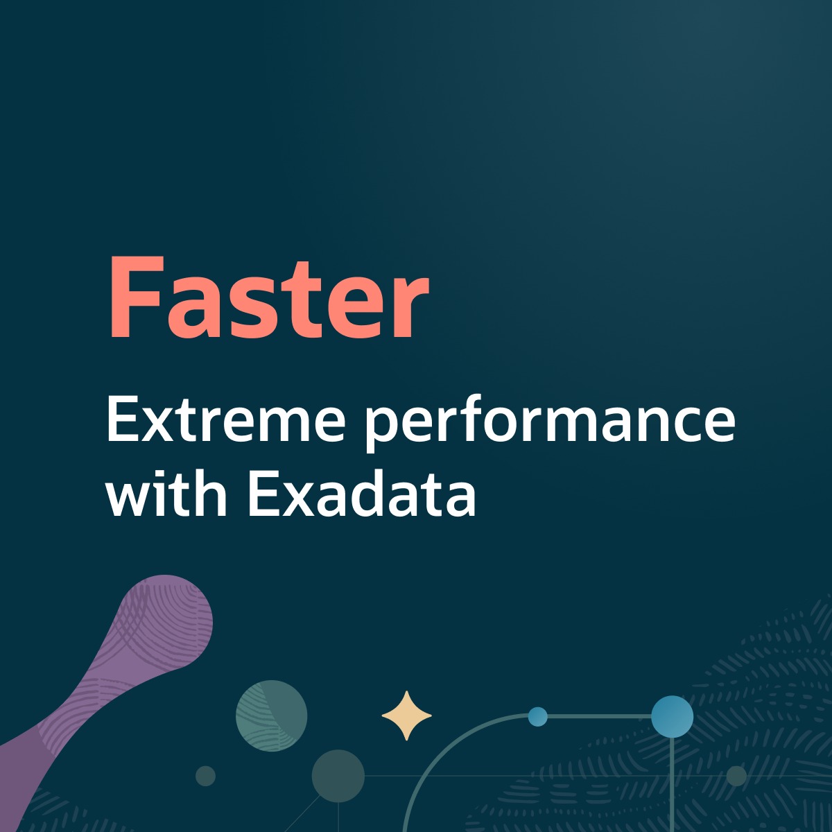 Oracle's tweet photo. Build and scale AI where your data lives with Exadata speed and policy‑driven security on the cloud of your choice. This is Oracle AI Database.