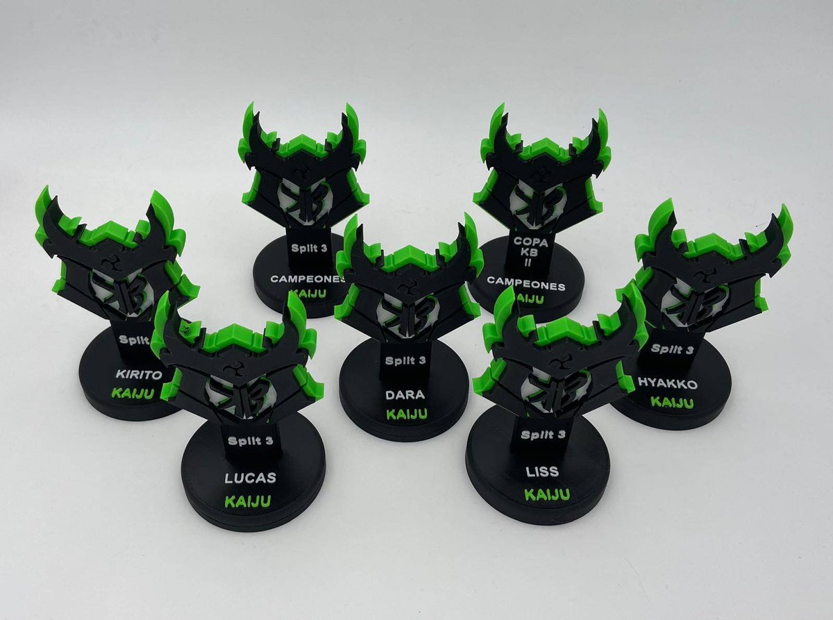 budo_koryu's tweet photo. Ya tenemos la nueva ORNNada de trofeos!!
KAIJU, Campeón del 3º Split.
Ya tienen sus trofeos de ganadores y un hueco en el hall de la fama de Koryu Budo.
Dara, Lucas999, @LissTheIceborn, @_Hyakko, Kirito.
Enhorabuena Campeones.
¿Quién se hará con la victoria en el 4º? https://t.co/QE6ZyzXTDg