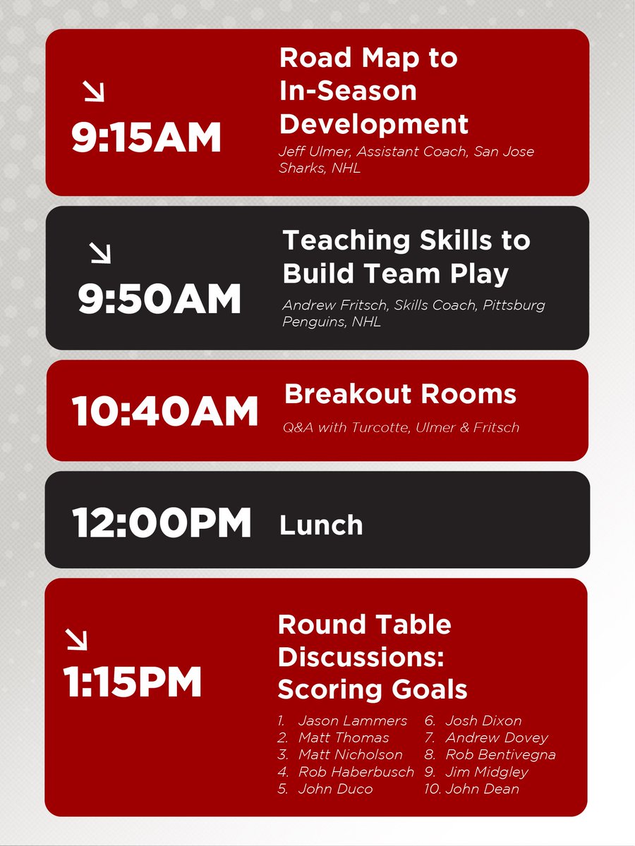 BrockMensHockey's tweet photo. See what’s in store for May 30 during an amazing day of networking &amp; connecting with coaches! 

Limited spaces still available - register now⬇️
🔗https://t.co/2CmchHsfif  

Presented by @icehockeydrills https://t.co/1O4i2spvPz