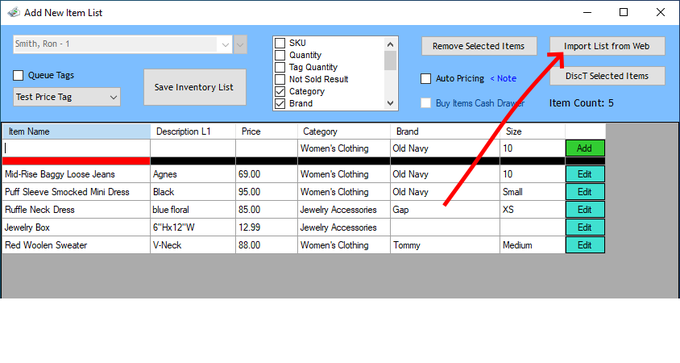 RJFSOFT's tweet photo. Thrift Shop Software:  Consignors can (online) create inventory list and email to store. The merchant can then import this list.
https://t.co/8miVlqsxCf
#software #consignor #pos #consignment #thrift #resale #thrifting #resellers #resellercommunity #consigning #consign #recycled https://t.co/UJeKjk5bw8