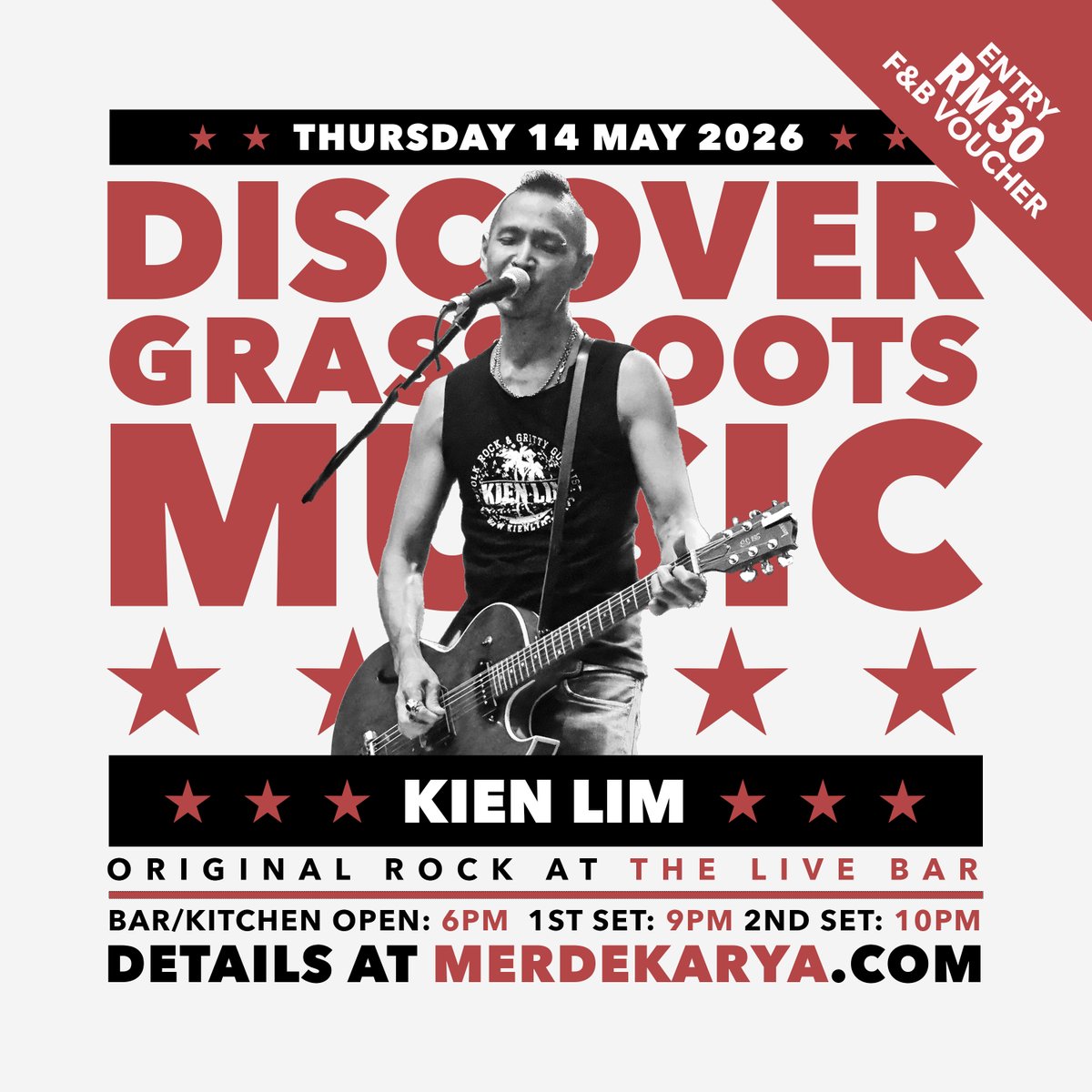 merdekarya's tweet photo. At The Live Bar tonight. Jom! https://t.co/K0tdegMQrl