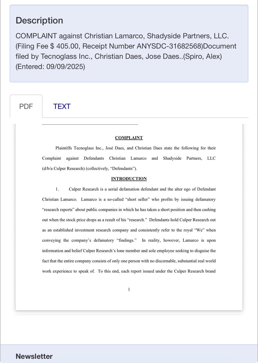 petrakov47's tweet photo. @DeItaone This isn’t a company. It’s ONE GUY.

He’s being sued btw https://t.co/Jd62IsXKfH