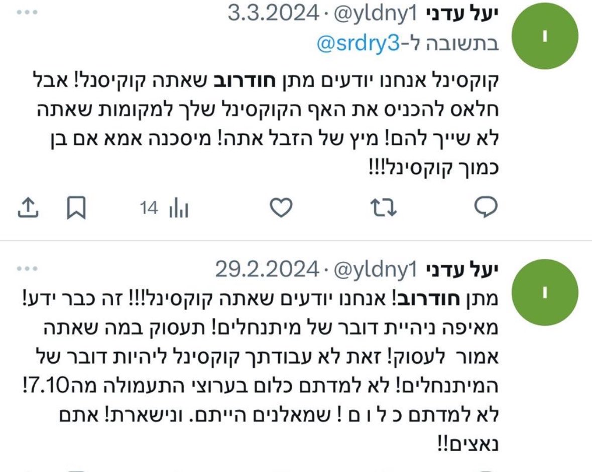 מתן חודורוב tweet media