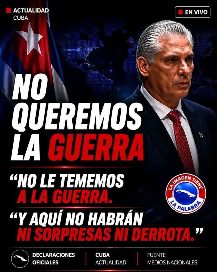 EribertoGarciaM's tweet photo. El sentir del pueblo Cubano en voz de su presidente: https://t.co/5xVTEarg0H