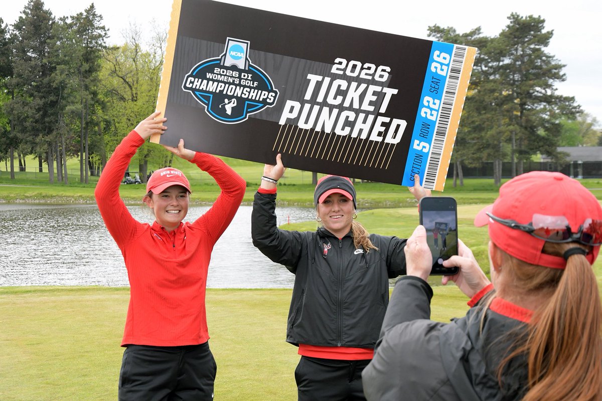 OhioStateWGOLF's tweet photo. TICKET PUNCHED 🎟️🥊 https://t.co/AQd3JisaT4