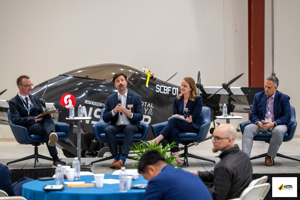 skygridai's tweet photo. It was a privilege to share our perspectives on airspace integration at the @eVTOLInsights North America Conference alongside experts from @NASA and @ANRATech, and to discuss certification and regulation in the Advanced Air Mobility space.

#SkyGrid #eVTOLInsights #AAM https://t.co/bVb4oGL8lY