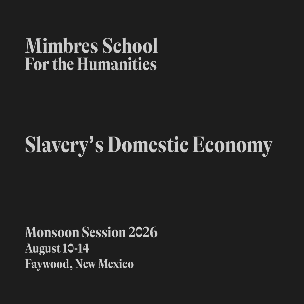 drumm_colin's tweet photo. General Admission passes for Monsoon Session 2026 are now open for reservation. Spots are limited, so reserve yours today!

Five days of reading, discussion, and intellectual community in a scenic high-desert location. Slow down and think a little.

See thread for more info. https://t.co/0aru68Jaf7