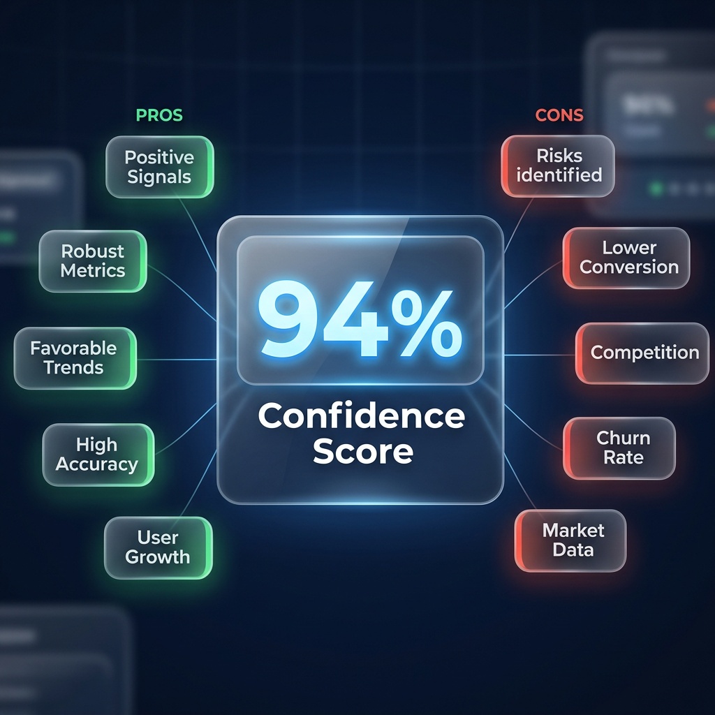 Jobito2077's tweet photo. Stop guessing. Start deciding. Analysis paralysis kills progress. Decision Copilot uses #AI to break down complex choices through structured criteria and scenario mapping. Get a data-backed confidence score for your next big move. What decision are you facing today? https://t.co/Gs5DsdJnTX