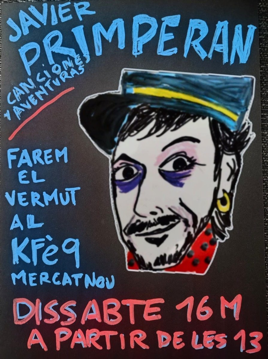 Kfe9N's tweet photo. Bona tarda Santsencs i Santsenques!!! Després d'un temps tancats,tornem amb nova carta,nova imatge i noves il·lusions.per celebrar amb tots vosaltres aquesta nova etapa, Dissabte 16 de Maig veniu al vermut musical amb el Javier Primperan. Us esperem!!!#@DO_sants https://t.co/xmvC0ADTwg