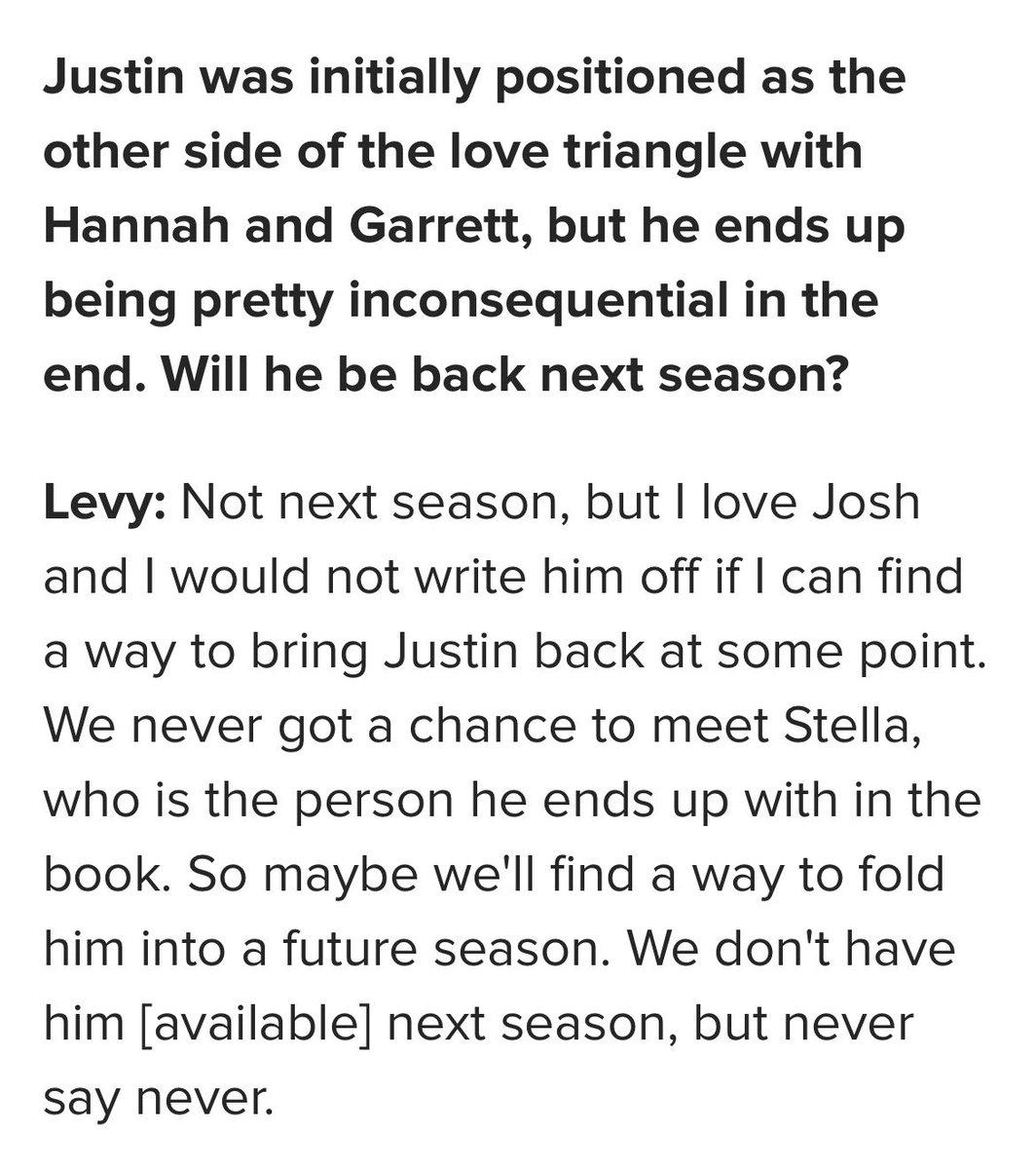 offcampusseries's tweet photo. Louisa Levy confirms that Josh (Justin) won’t be back for Season Two https://t.co/tDgJ4WOkHm https://t.co/9QZL4fVpqO