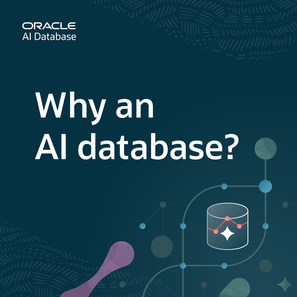 Oracle's tweet photo. Build and scale AI where your data lives with Exadata speed and policy‑driven security on the cloud of your choice. This is Oracle AI Database.