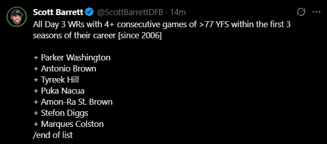 Scott Barrett tweet media