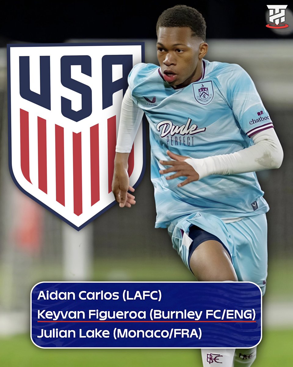 TalentHunter's tweet photo. 15 year-old Burnley defender Keyvan Figueroa has just received his first international call-up for the USA U15 squad.🤯🇺🇸

The young centre-back joined Burnley from Houston Dynamo’s academy last year and has already made an impressive impact.👏

Keyvan has been one of the standout players in Burnley’s U15 and U16 age groups this season, which earned him the opportunity to make his U18 Premier League debut against Newcastle United in March - just a month after turning 15.✅

He is also the younger brother of Liverpool U21 striker Keyrol Figueroa, who has previously represented the USA at youth international level.🧬

What a season it’s been from Keyvan - definitely a player to keep an eye on for 2026/27.🤩👏