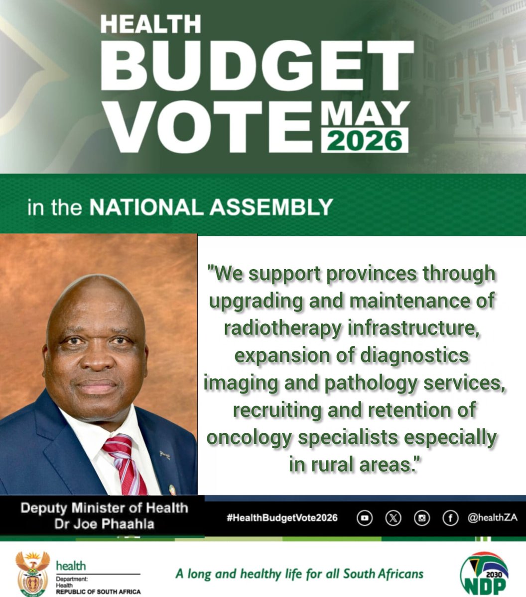 National Department of Health tweet media