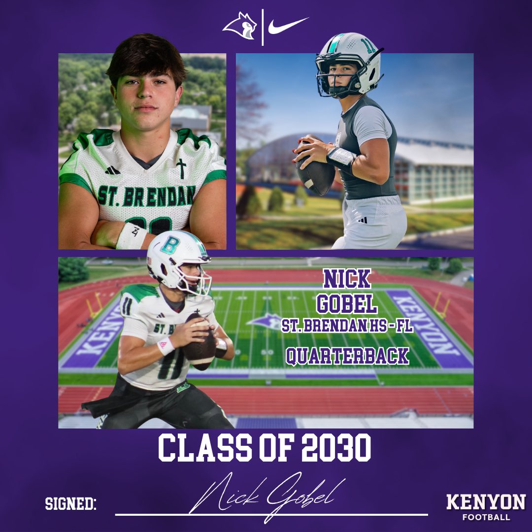 Kenyon Football tweet media