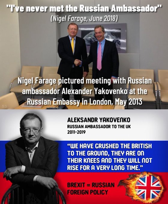 Kate2Spirit's tweet photo. @yusfarandtic Interesting how defensive Reform Plc voters are currently sounding now that the "Dear Leader" is being exposed for the financially mendacious conman most of us already knew he was. Farage can and has been bought. Russia bought him when he was an MEP, #CryptoChris has him now. https://t.co/CKRuzJReMB