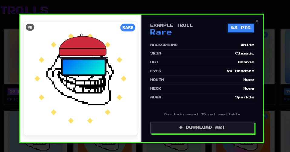 Non-Fungible Troll | $NFT tweet media