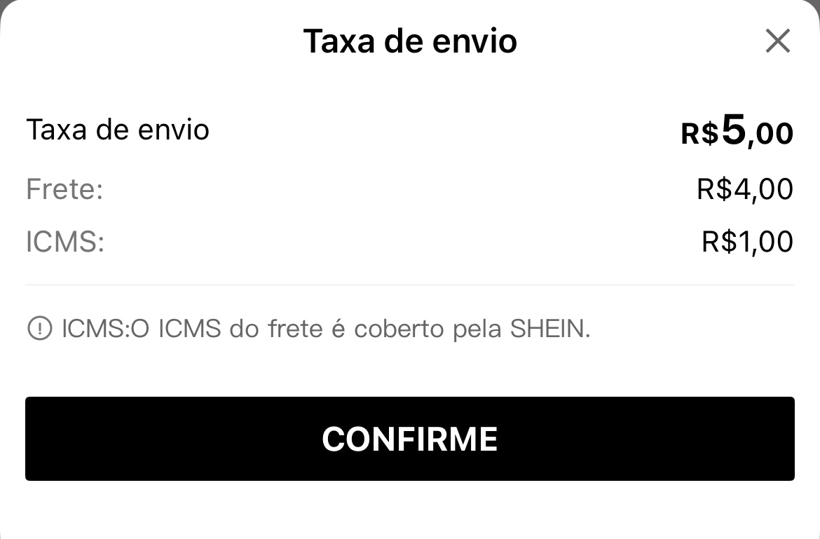 euacucena's tweet photo. SHEIN acabou de atualizar, sem taxa de blusinhas por aqui. Sou do RN meu ICMS também tá bem baixinho, glóriaaaaa😍😍😍😍 https://t.co/WpkcxqMExh