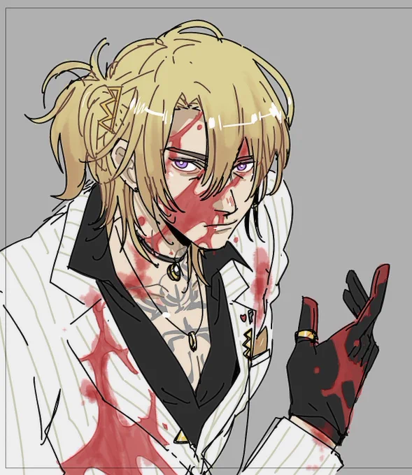 bloodied boss for #drawluca