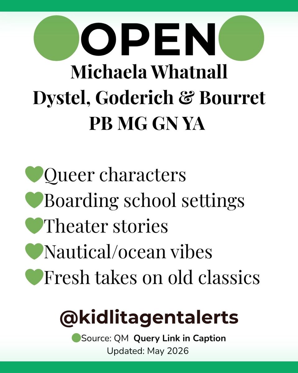 @kidlitagentalerts tweet media